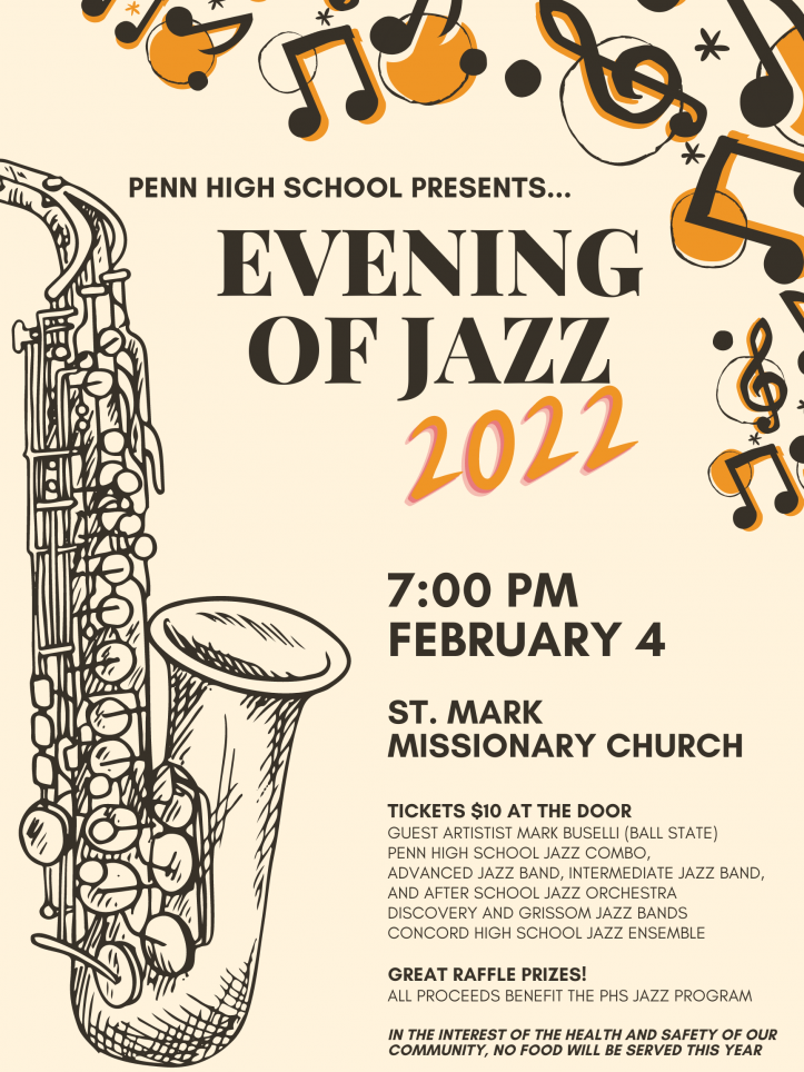 "An Evening of Jazz" poster.