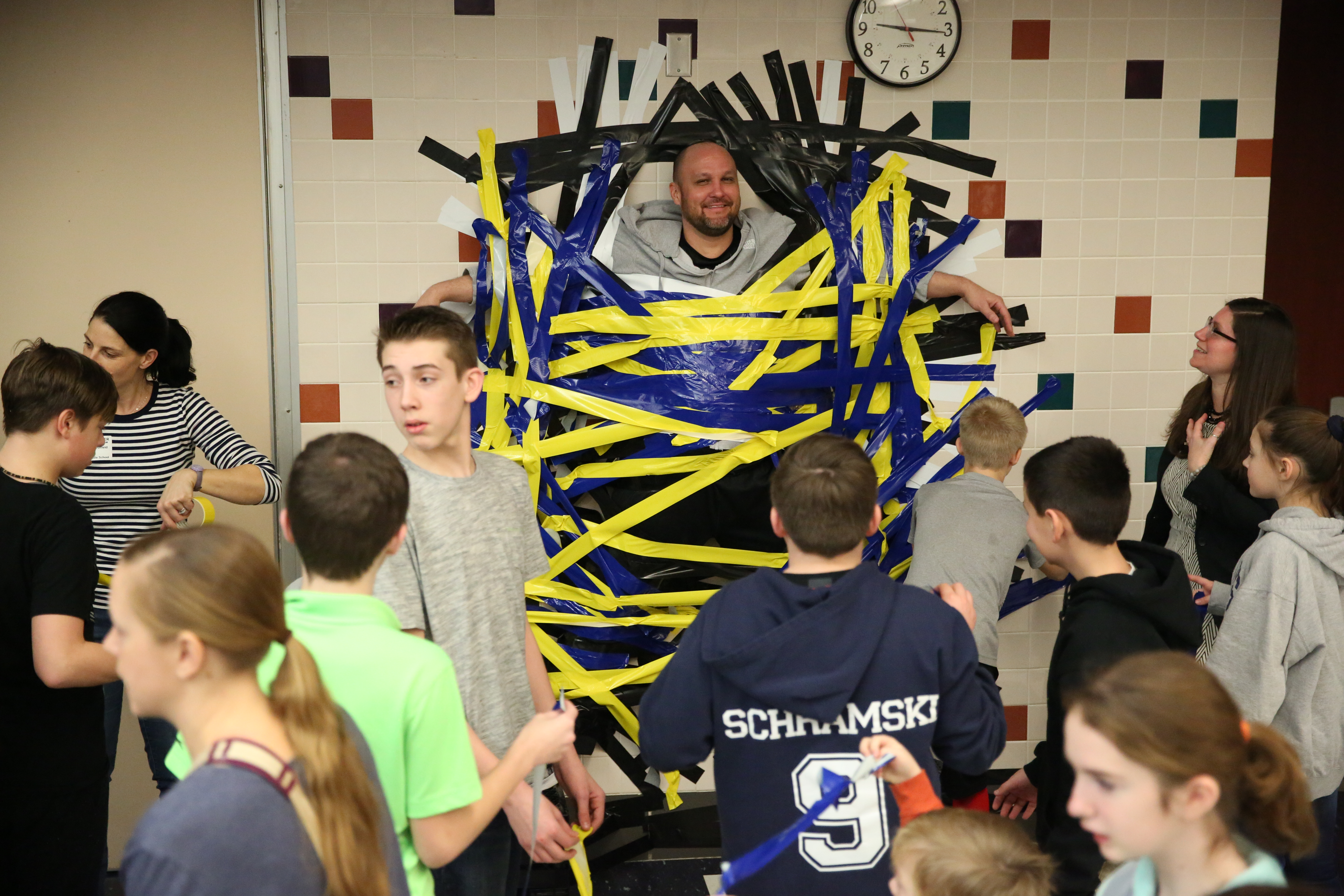 Mr. Fry gets duct taped