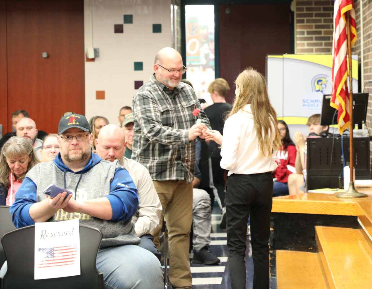 SMS Veterans Day program