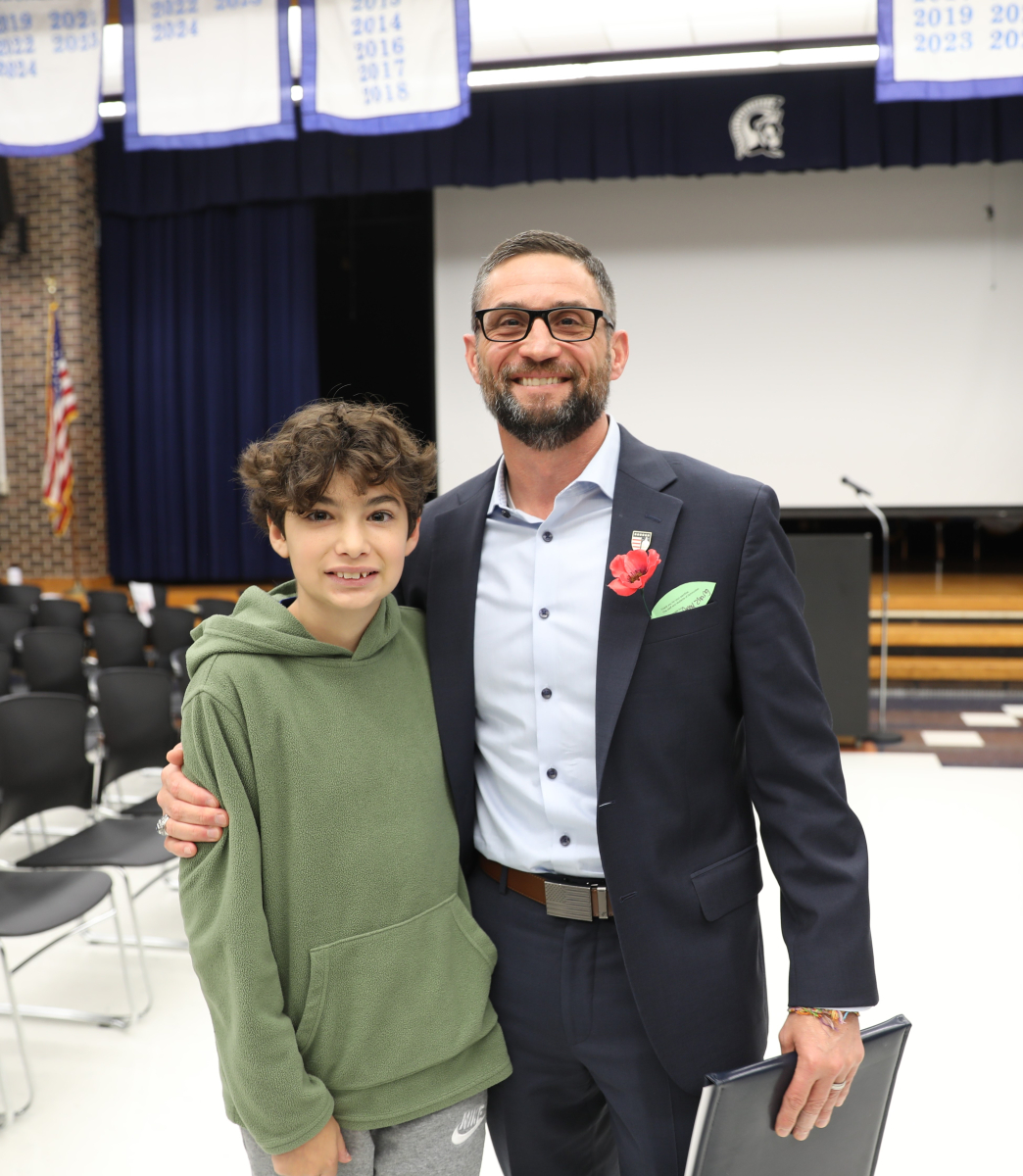 SMS Veterans Day program