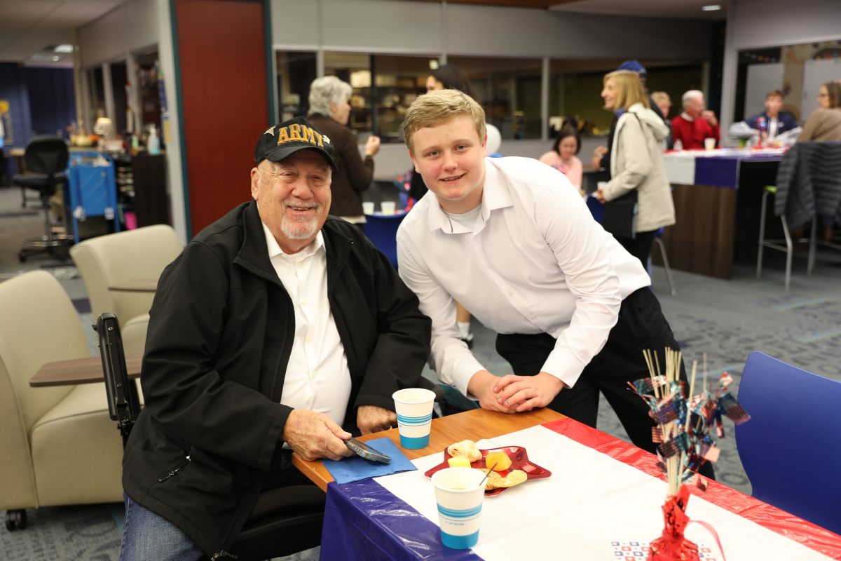 SMS Veterans Day program