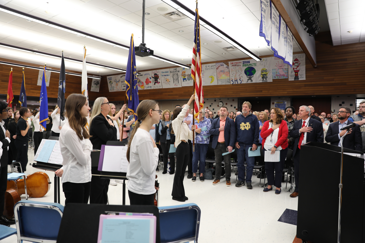 SMS Veterans Day program