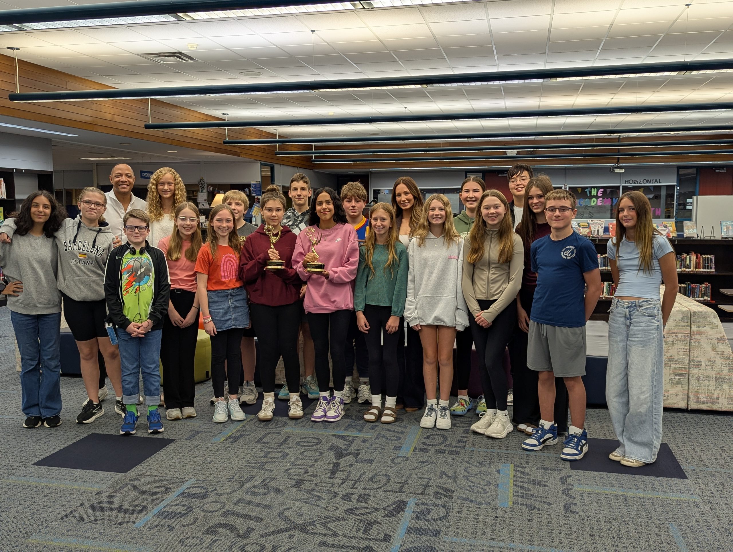 WNDU Anchors Visit WSMS students