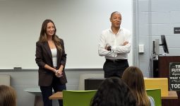 WNDU Anchors Visit WSMS students