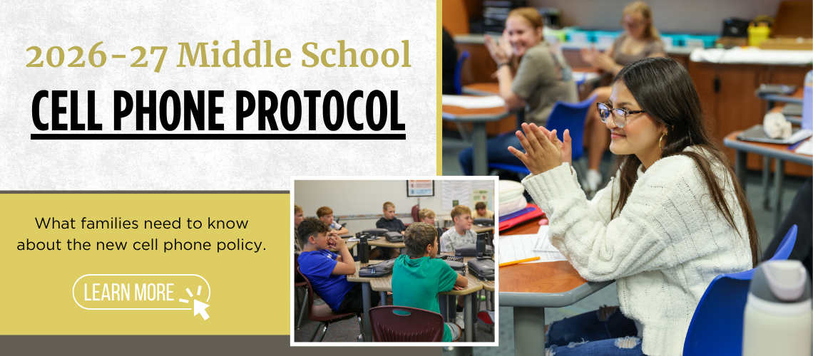 2021-2022 7th Grade Middle School Cell Phone Protocol: What families need to know about the new cell phone policy.